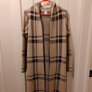 Max Studio Duster (long) with Hood in Size XS (like new)!